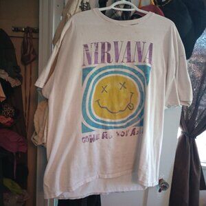 Vintage Nirvana come as you are tshirt